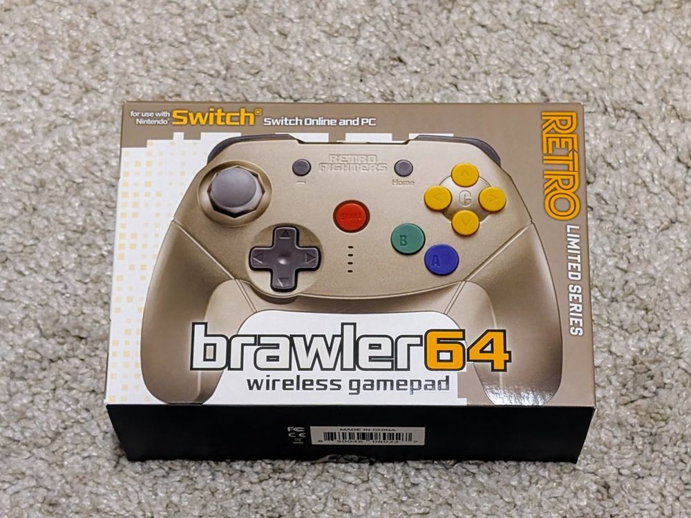 Retrofighters Brawler64 Gold LE Wireless Controller (Neu (gemäss ...