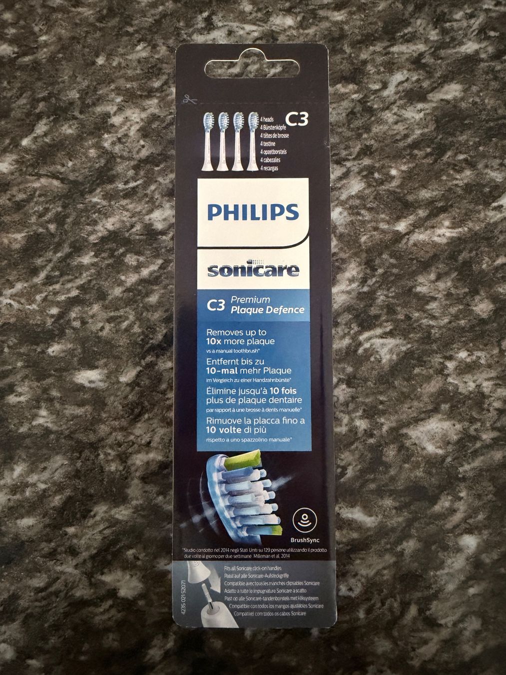Philips Sonicare Cura dei denti: Philips Sonicare C3 Bürstenköpfe 4er Pack neu – Nuovo (secondo la descrizione) da Dübendorf venduto da sunshine412 1