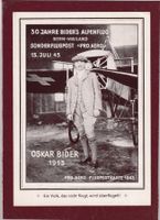 30 Jahre Bider's Alpenflug / Sonder Flugpost Pro Aero 1913