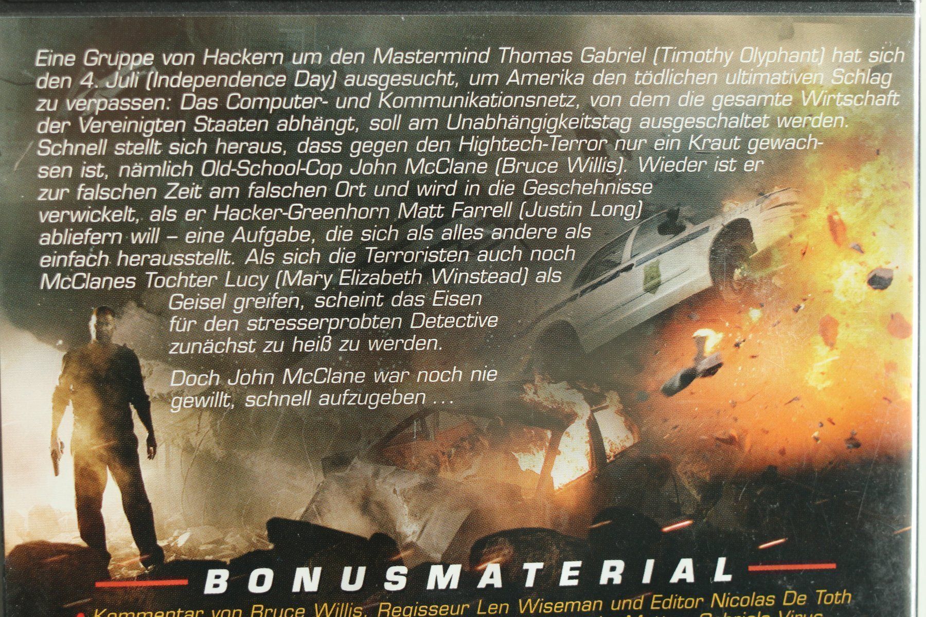 Tutti i DVDs: Stirb langsam 4.0 - DVD mit Bruce Willis – Usato da Zürich venduto da bentalent711 1