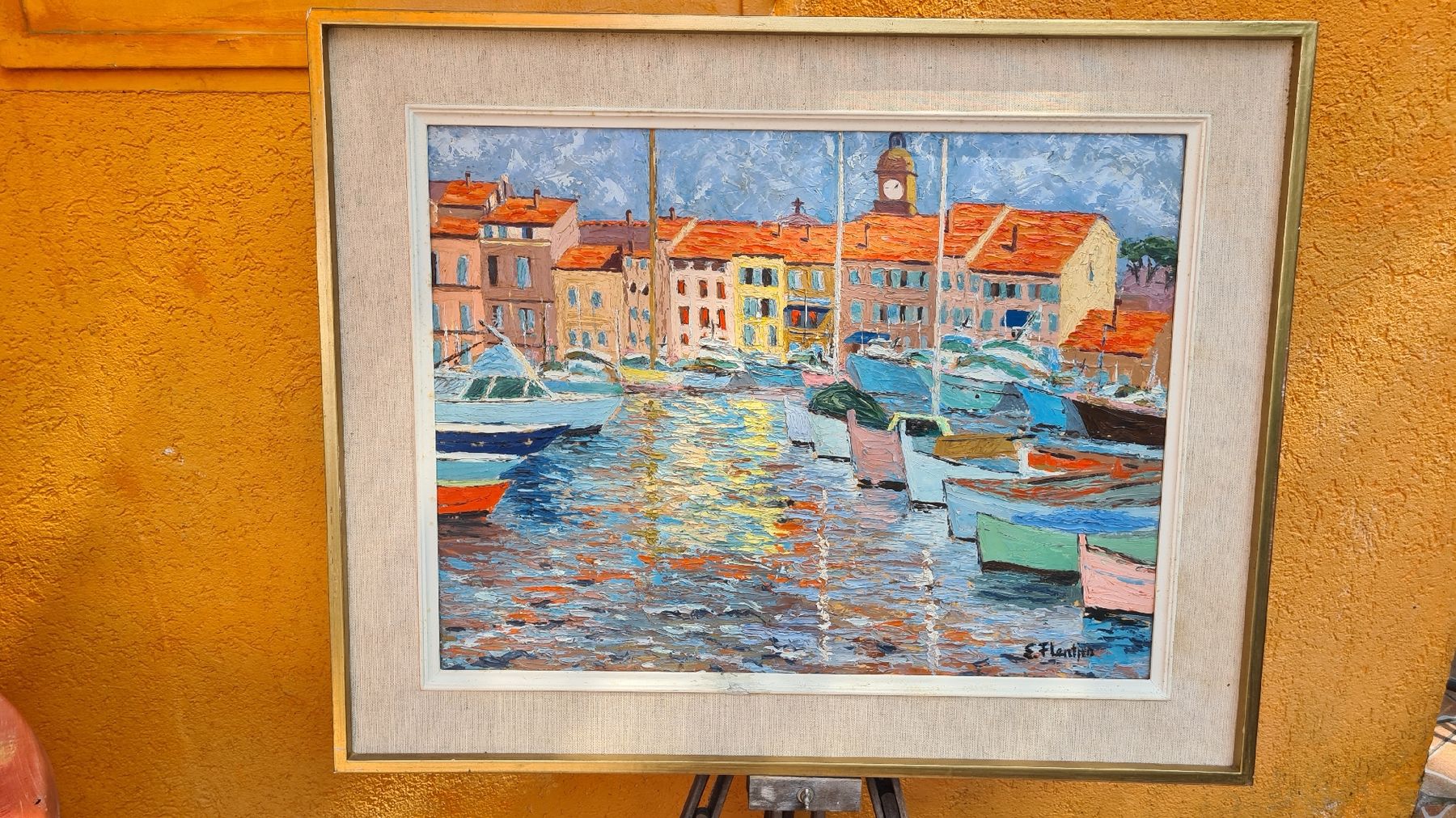 Tableaux: ST TROPEZ 1978, Signiert  – D'occasion à Pazzallo par Salvapazzo 1