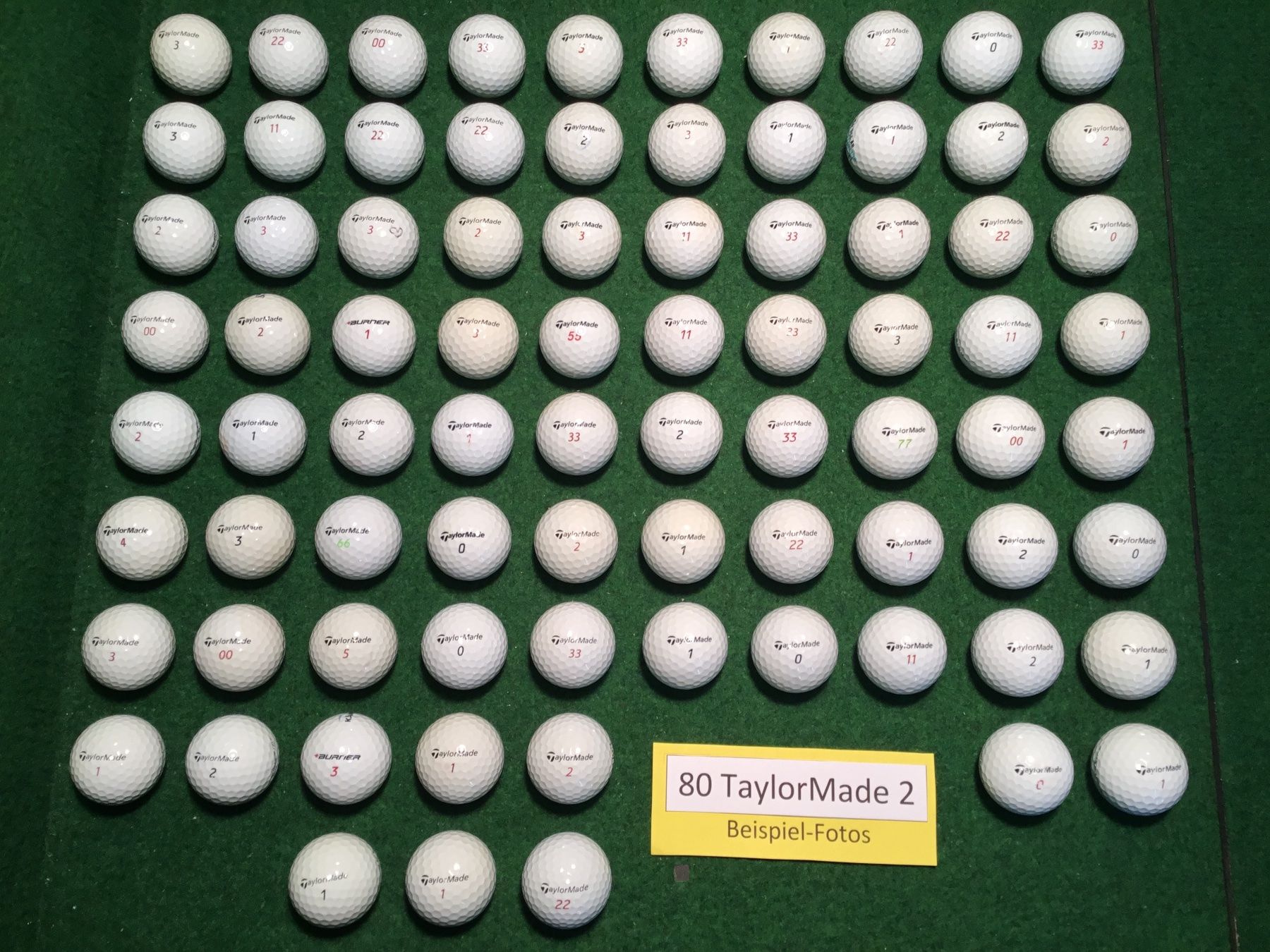Taylor Made Palloni: 80 Golfbälle Taylor Made (schön) – Usato da Bergdietikon venduto da shimano4 4