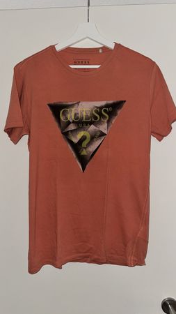 Guess T-Shirt Grösse S, Slim Fit, Orange