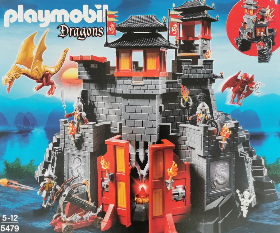 Große Asia-Drachenburg - Playmobil Burg Der Superlative