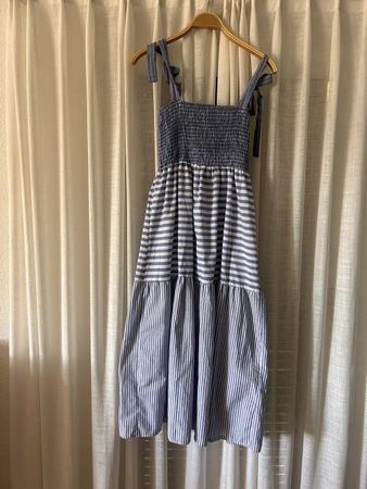 Kleid Marta Streifen blau Grösse 170/XL guter Zustand