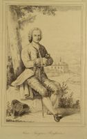 JEAN-JACQUES ROUSSEAU, KUPFERSTICH 1836