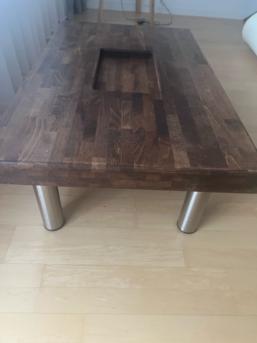 Tavoli: Holz-Couchtisch, braun, quadratisch – Usato da Meggen venduto da mar_7r7m 1