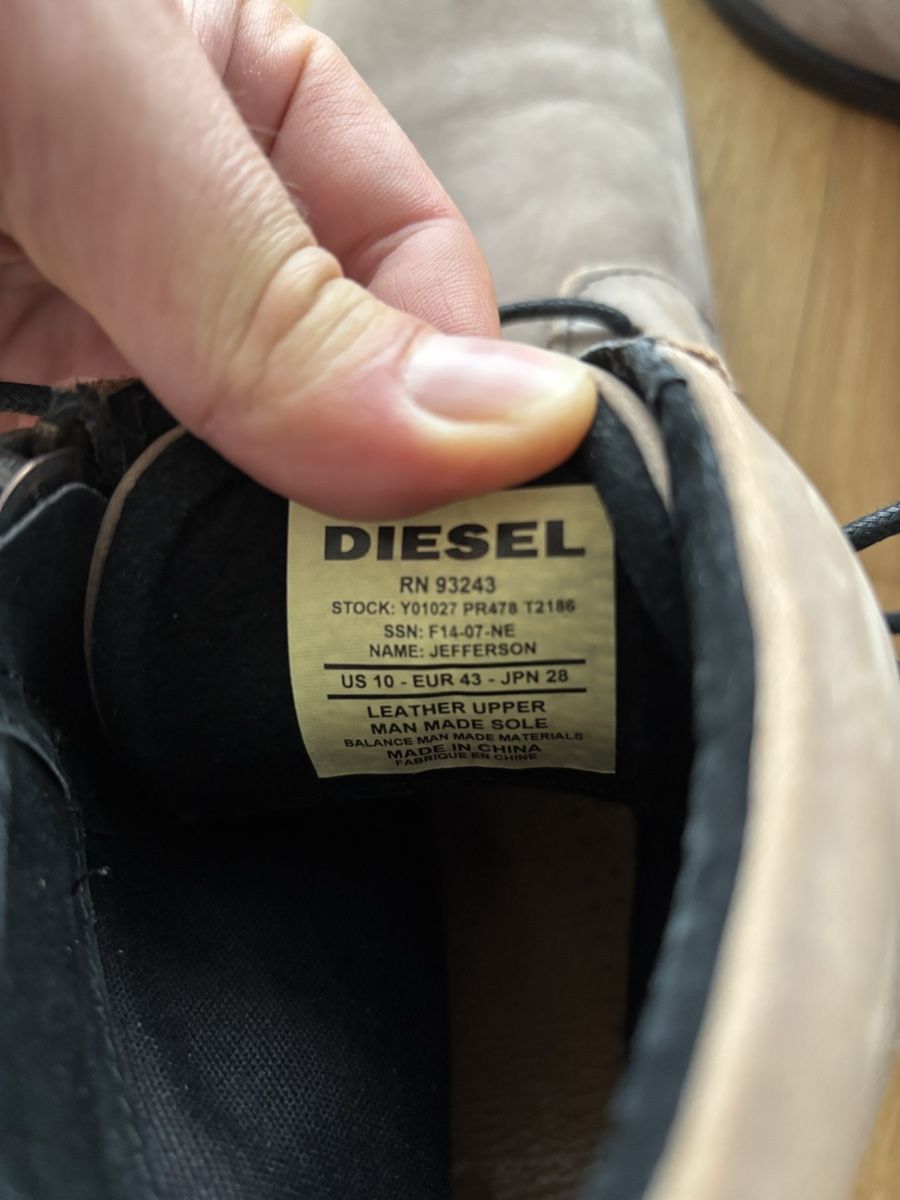 Diesel Scarpe da uomo: Diesel Stiefel-43 – Nuovo (secondo la descrizione) da Remaufens venduto da ezekiel1603 5