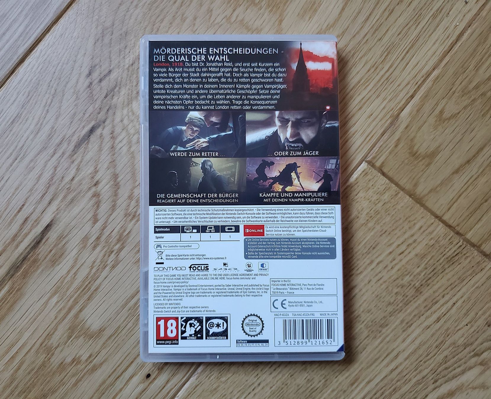 Nintendo Giochi: Vampyr (Switch) – Usato da Euseigne venduto da GeryVideoGames 2