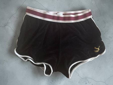 Puma Frottee Shorts Damen Gr. 42 / XL schwarz