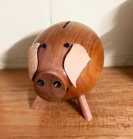 Danish Design, Mid Century SPARSCHWEIN aus Holz