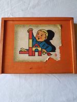Vintage Holzbauklötze, in Originalholzschachtel