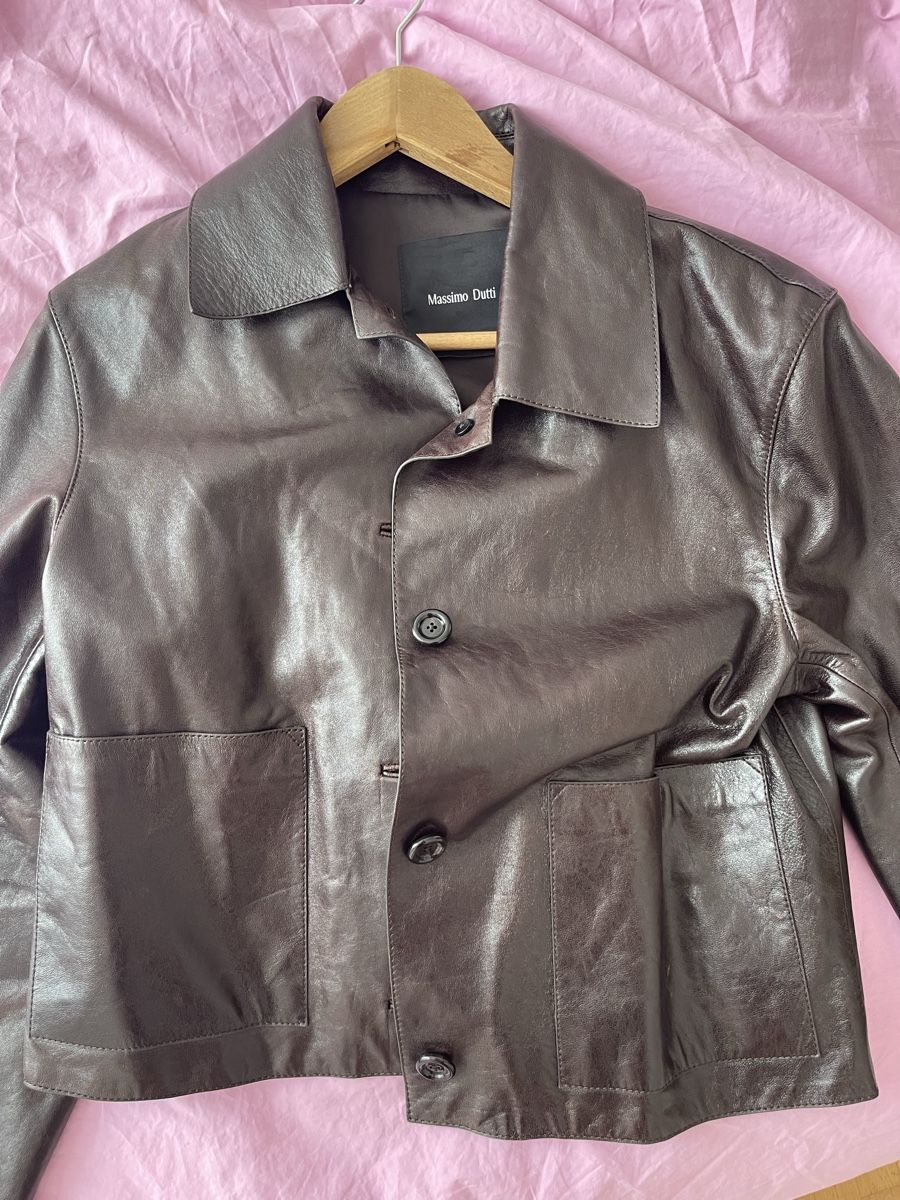 Massimo Dutti Vestes: Massimo dutti leather jacket in 36 – D'occasion à zürich par schmid1234 2