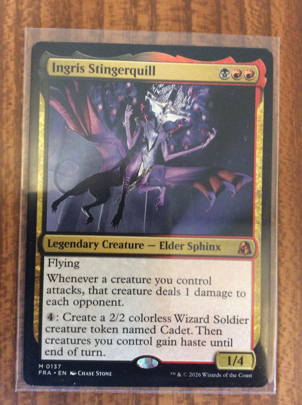 Magic The Gathering Carte collezionabili: MTG -  Ingris Stingerquill x1 – Nuovo (secondo la descrizione) da Altdorf UR venduto da Spiel-Chreisel