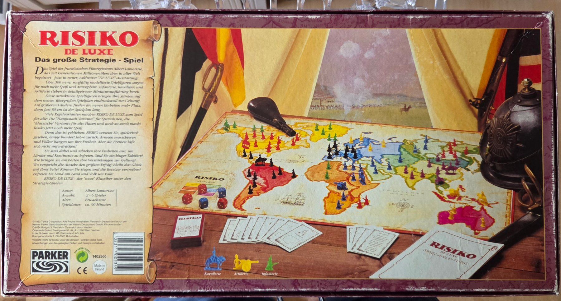 Parker Jeux: Spiel RISIKO De Luxe von Parker 1994 – D'occasion à Gossau SG par tenerife11 1