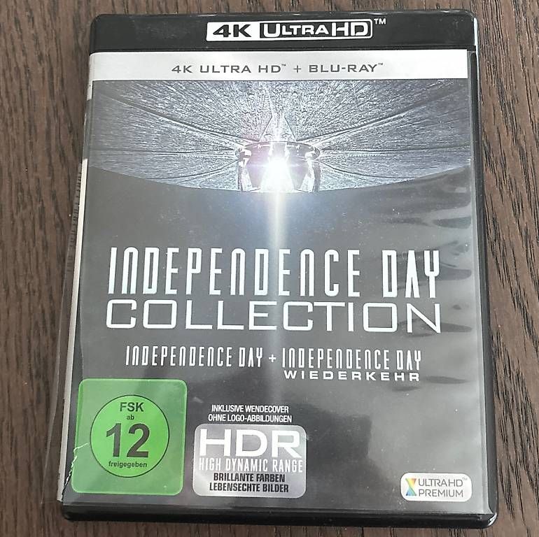 Tous les DVDs: Independence Day 1 & 2 Collection 4K UHD – D'occasion à Winterthur par Geilotime