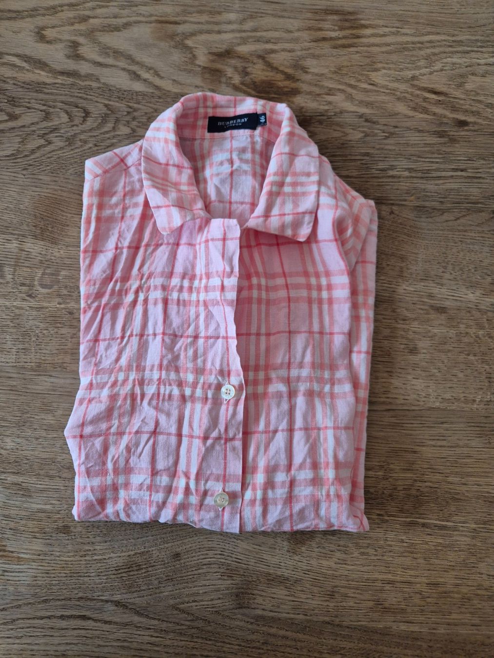Burberry Camicette: Burberry Hemd Gr. 46 Karomuster  Sommer Leicht – Usato da Basel venduto da Navona 1