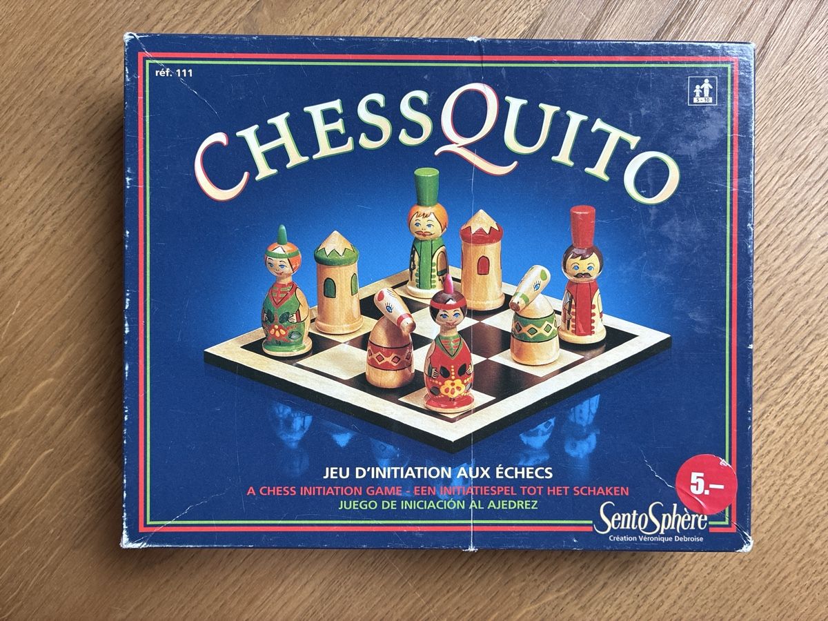 Jeux: Jeu d'échecs Chessquito SentoSphère bois complet – D'occasion à Montreux par elisaprato