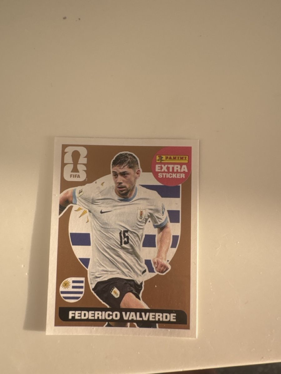 Panini Carte collezionabili: Federico Valverde Panini Bronze Extrasticker – Nuovo e nell'imballaggio originale da Greifensee venduto da lue_6lfv 1