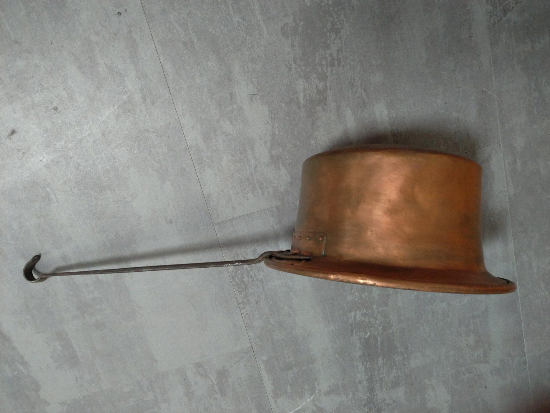 Pfannen: Antike Kupfer Bratpfanne, traditionell, robust, Vintage – Gebraucht aus Baar von Ma8907 2
