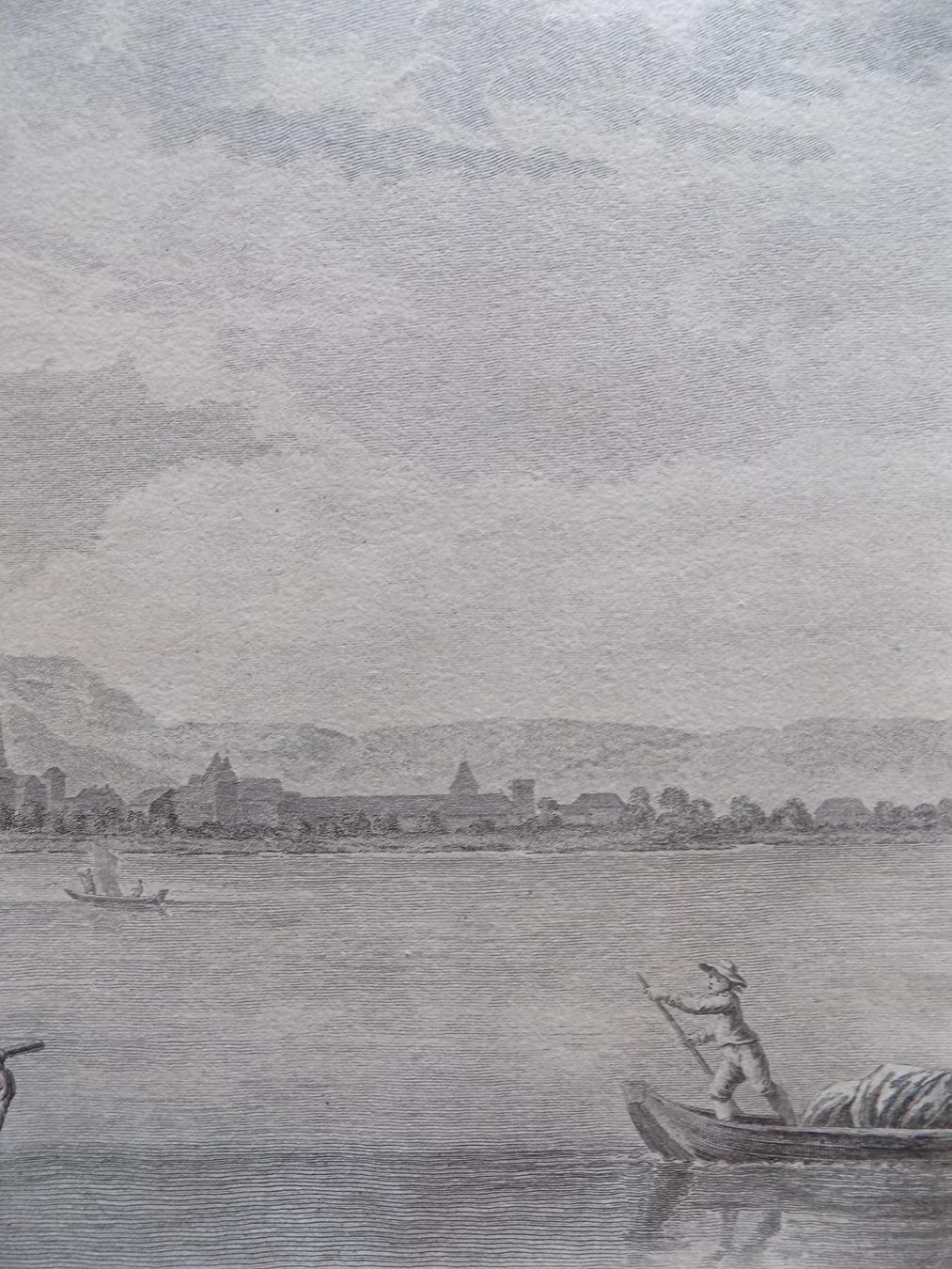 Gravures: Vue du Lac de Bienne Bielersee – D'occasion à Risch par Antikfee 6