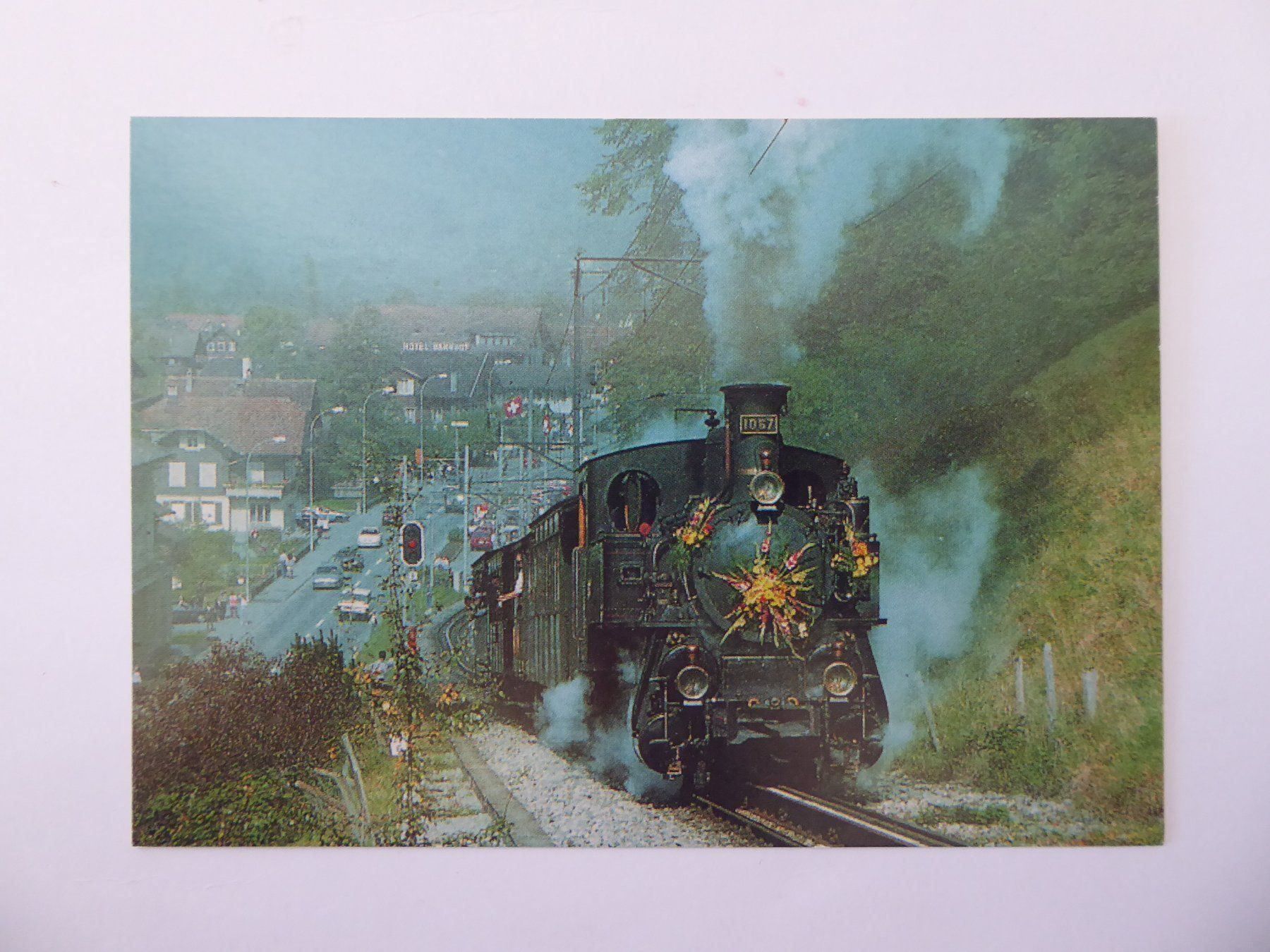 Cartoline postali: Postkarte Giswil Dampflok HG 3/3 – Nuovo (secondo la descrizione) da Turbenthal venduto da Panau