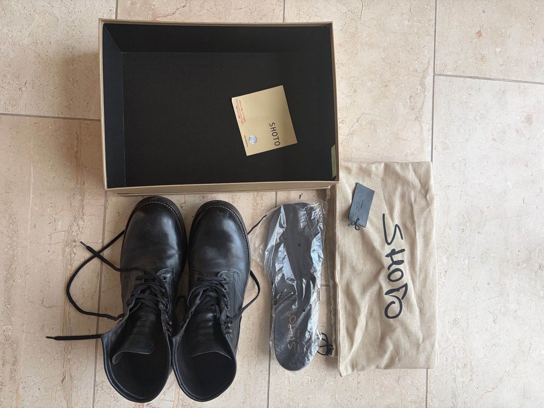 Herrenschuhe: Shoto Boots Black - 43 – Gebraucht aus Wangen b. Olten von ricochet56 5