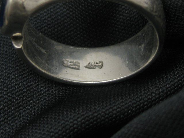 Ringe: Ring Silber 925 + MP blauer Spinell synthetisch Gr. 53 – Gebraucht aus Ermatingen von Decovin 6