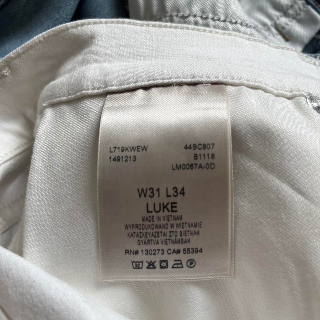 Lee Jeans: Lee Men's White Jeans – Nuovo (secondo la descrizione) da Luzern venduto da Jules__ 2