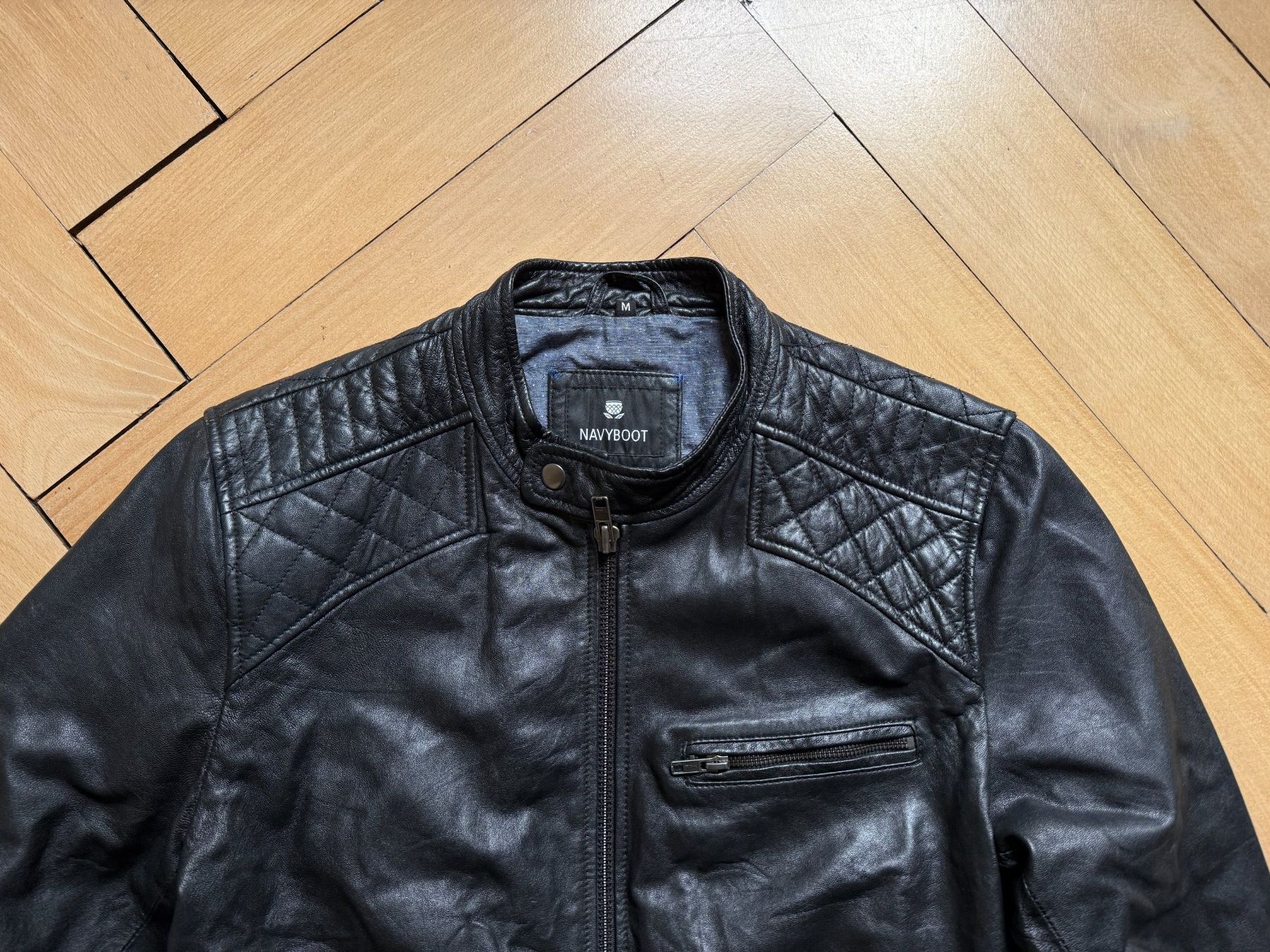 Navyboot Vestes: NAVYBOOT - Lederjacke schwarz M – D'occasion à Zürich par Diazaio 1