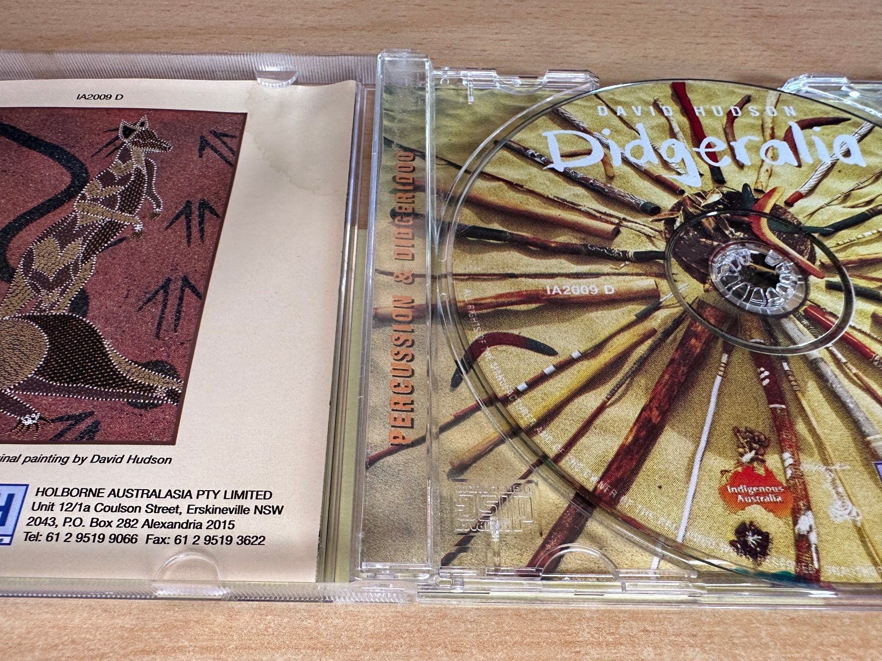 CDs: David Hudson – Didgeralia (Rhythms With Percussion & Didgeri – D'occasion à Rikon im Tösstal par Alpenmutz 2