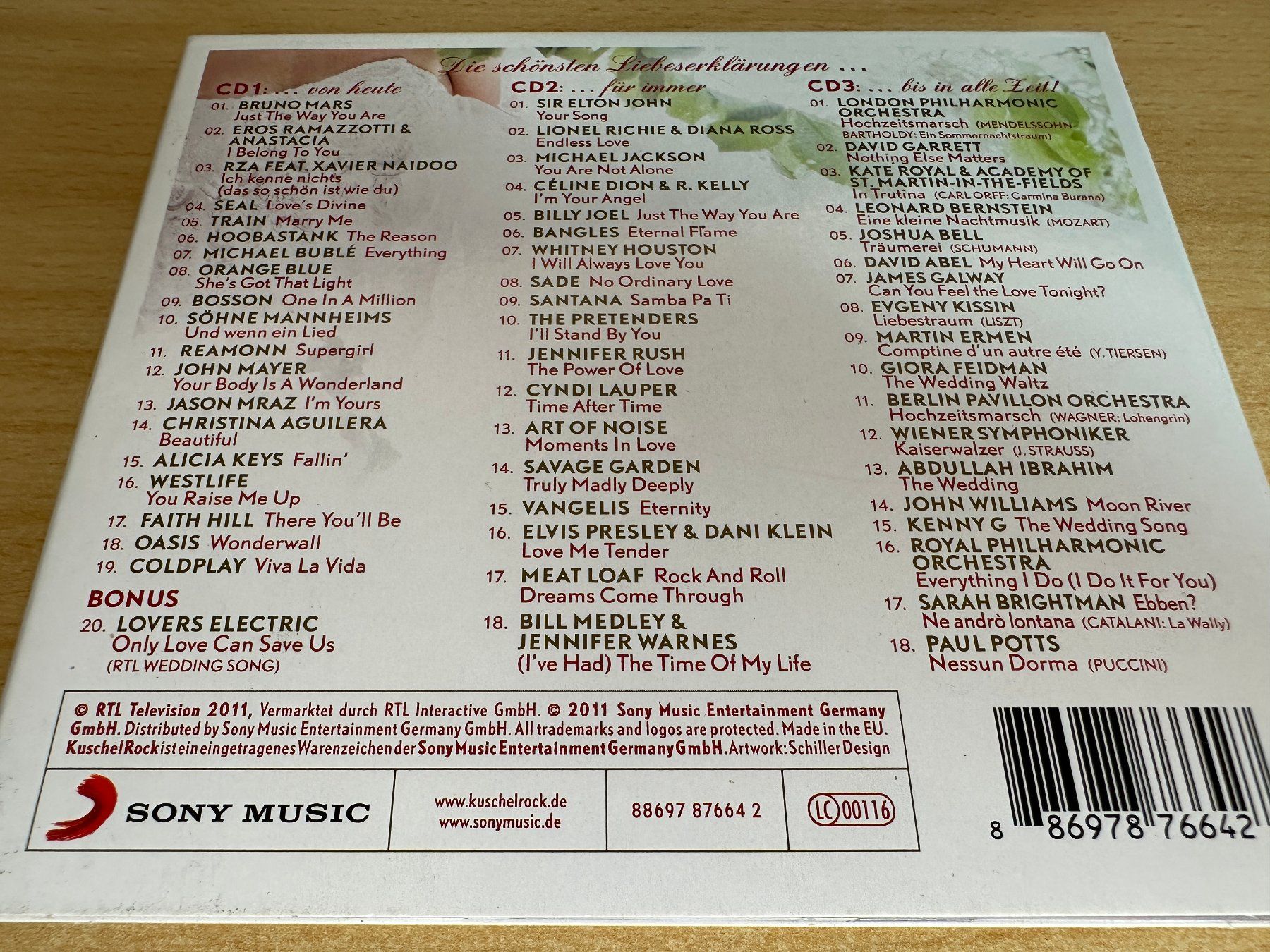 CDs: KuschelRock - Always & Forever (Wedding Edition) - 3 CD – Gebraucht aus Rikon im Tösstal von Alpenmutz 1