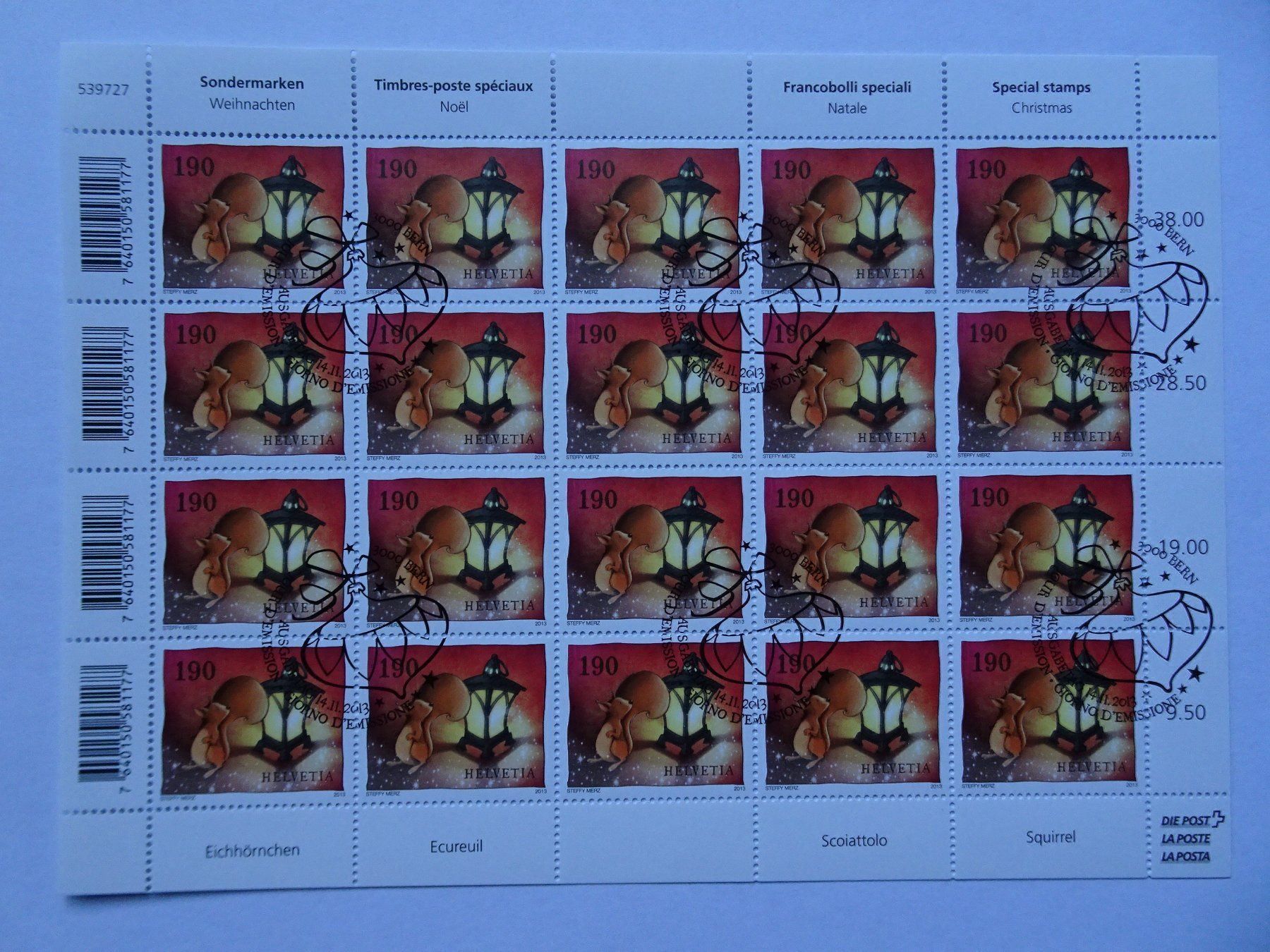 Alle Briefmarken: 2013  Typ X – Neu (gemäss Beschreibung) aus Aadorf von Chnorli-Furz