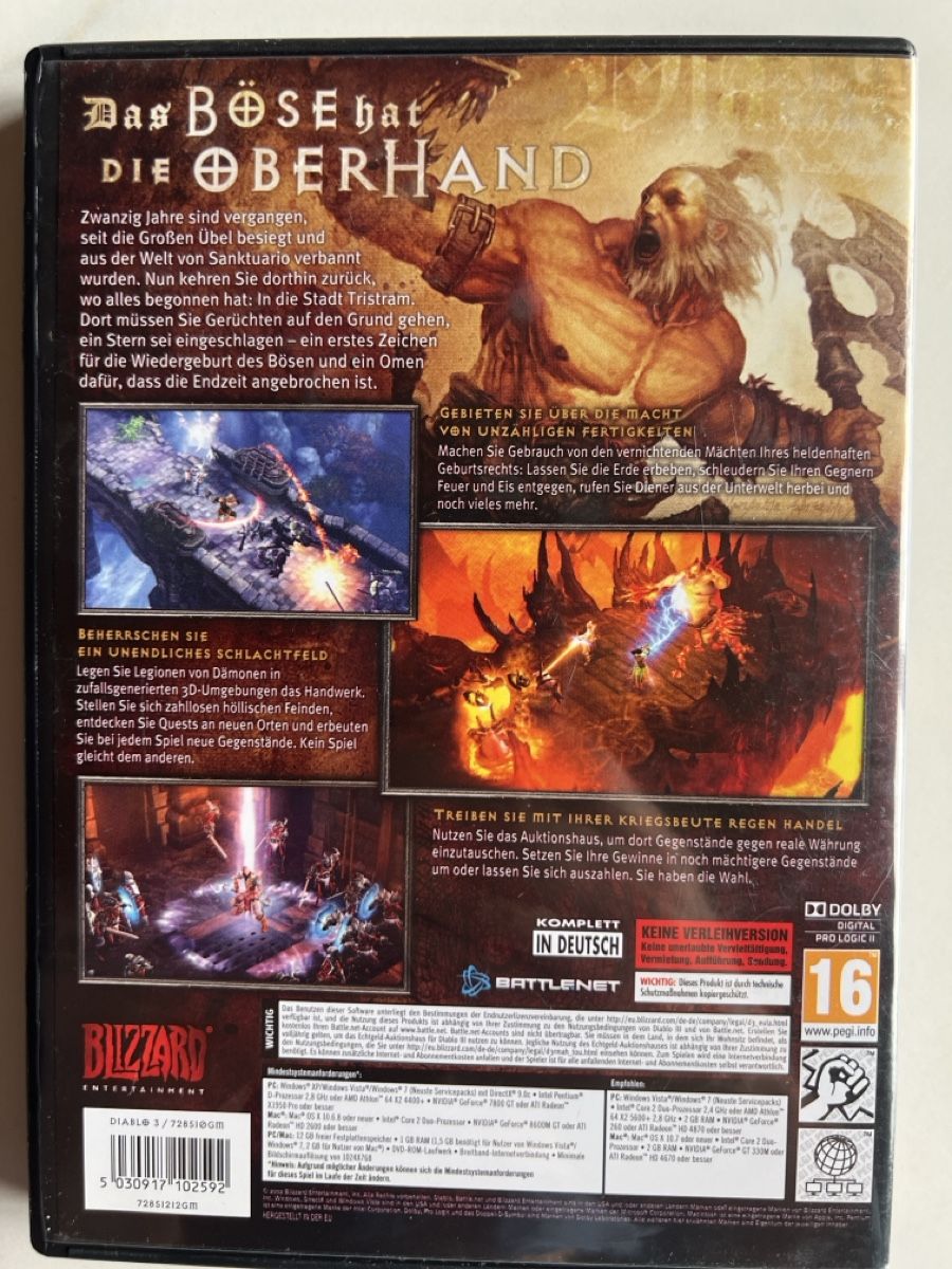 Giochi: Diablo PC Spiel DVD – Usato da Wollerau venduto da Plakatfreund 1