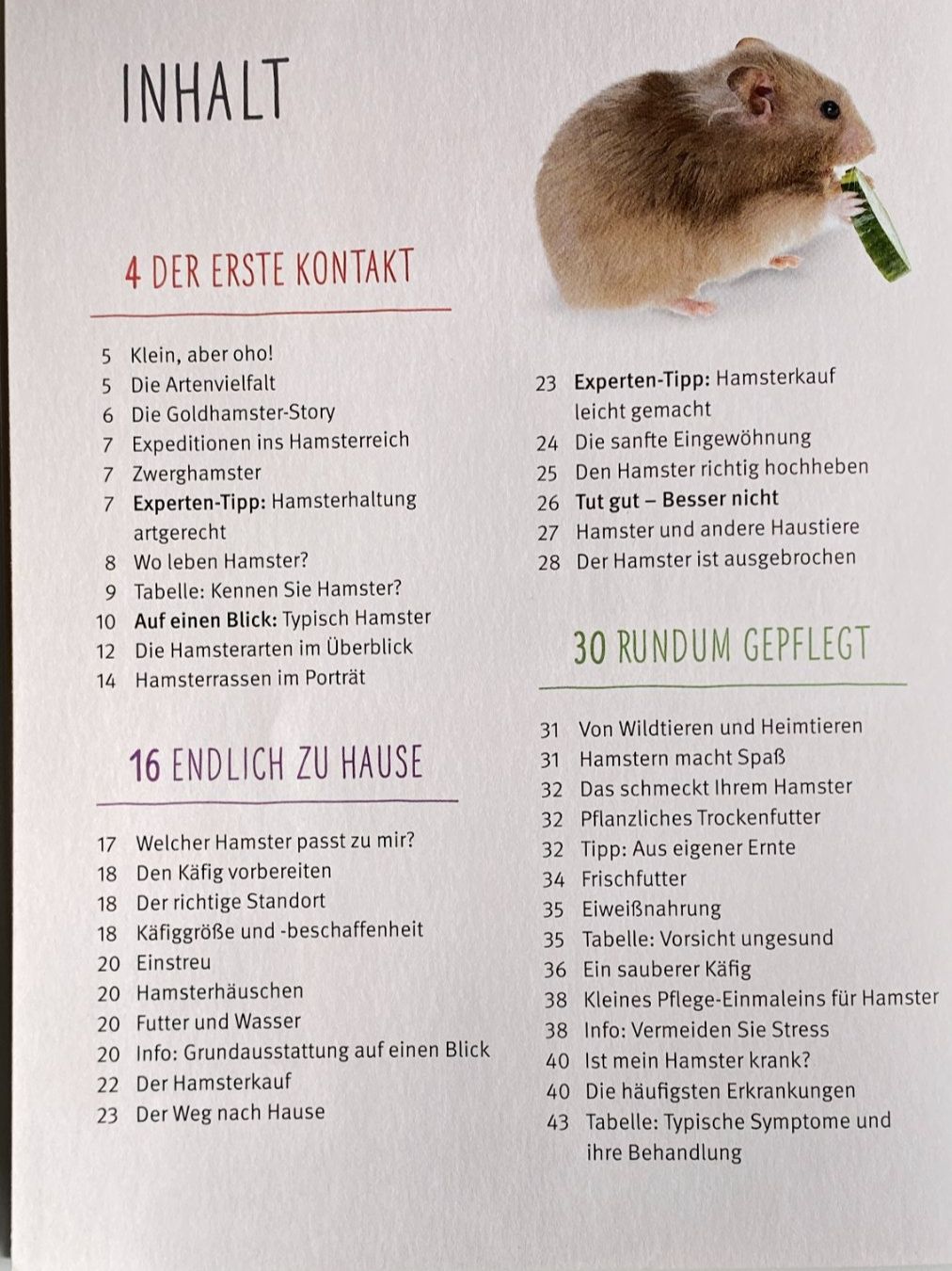 Libri: HAMSTER - Pflege-Einmaleins - GU – Usato da Hünenberg venduto da Ecila 2