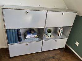 Meuble USM Haller gris-argent mat 3x2