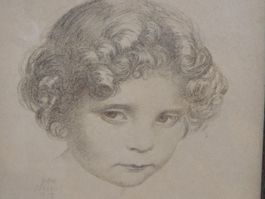 Hans Zürcher 1917 kleines altes Bild  denke ist eine Graphik