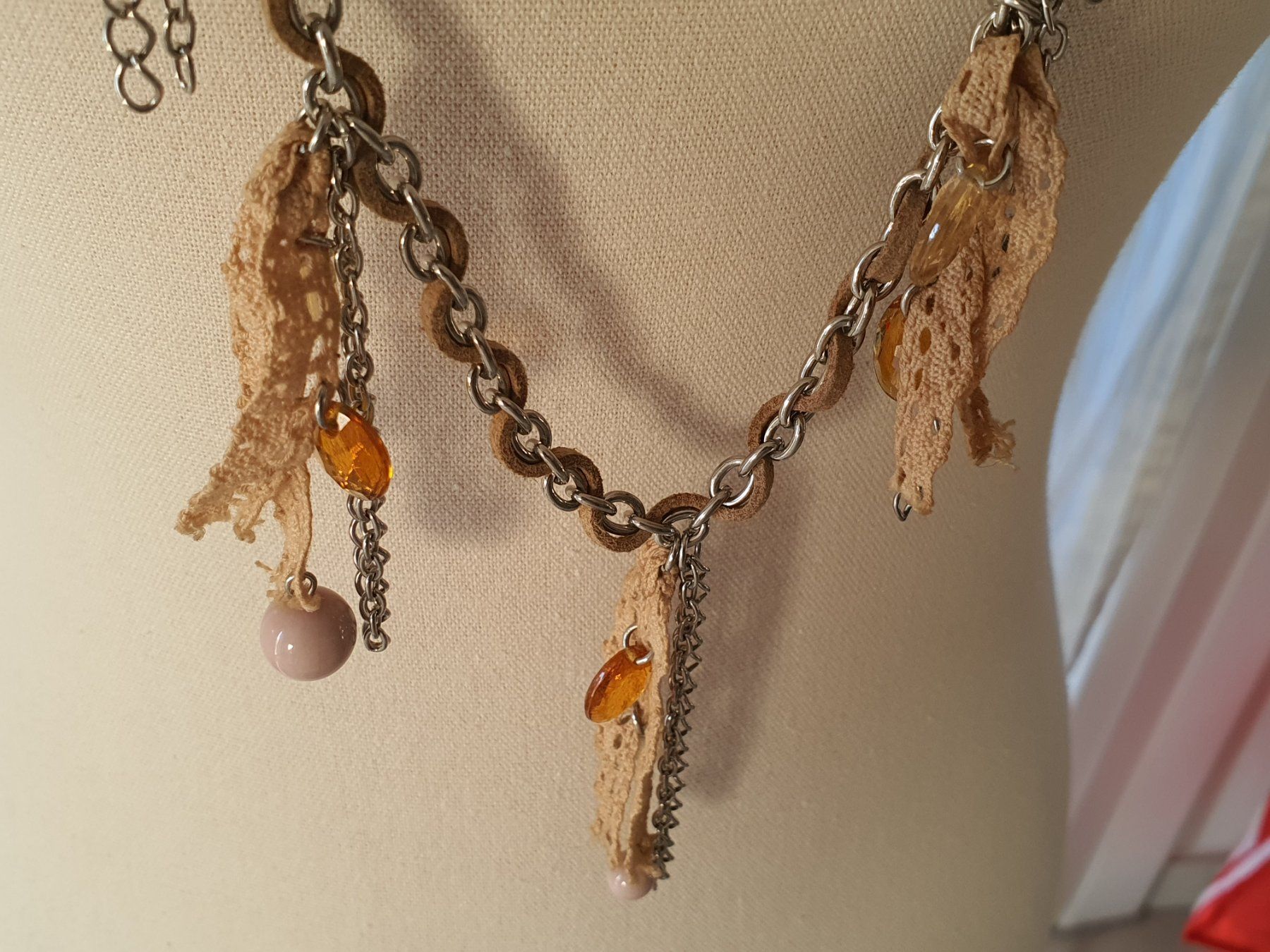 Ketten: Collier Brael multi matières. – Neu (gemäss Beschreibung) aus CASLANO von Bebesa 1