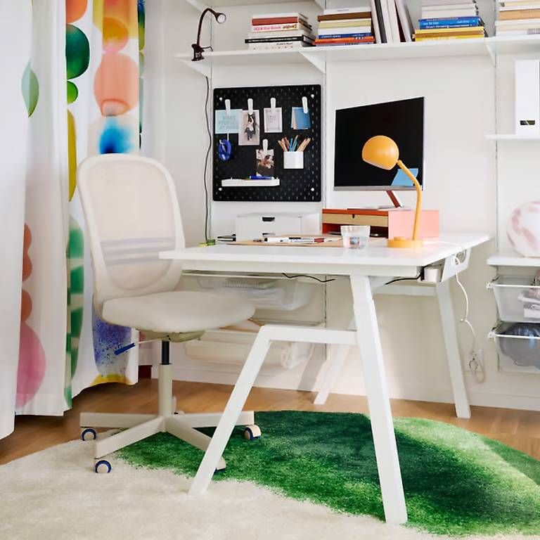 Ikea Scrivanie: Bureau assis/debout IKEA TROTTEN 160x80cm – Usato da Fribourg venduto da val093060