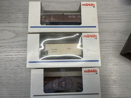 Märklin 4430 4619 48280 3x Güterwagen