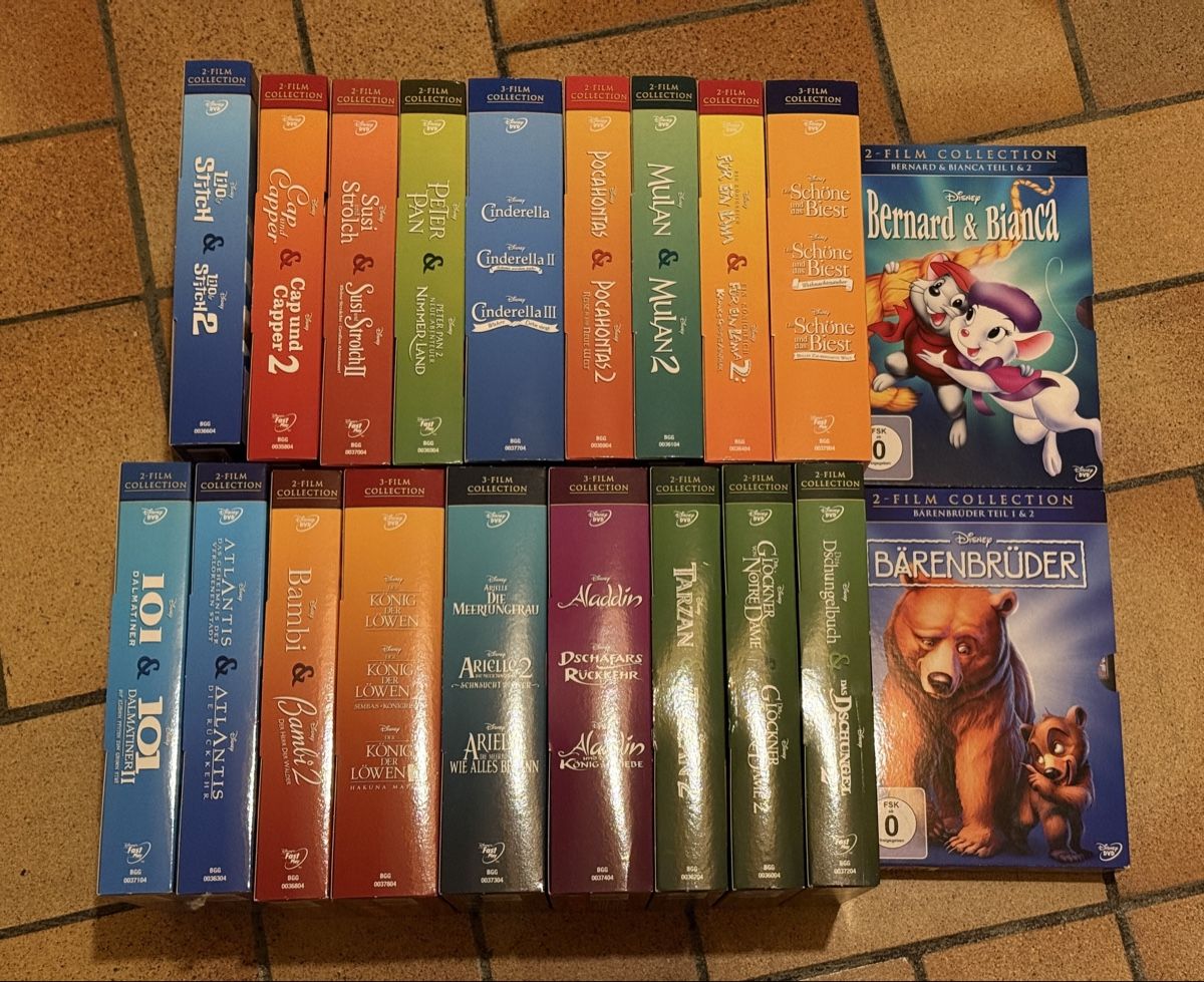 Tutti i DVDs: Disney Classics Komplette Sammlung DVD – Usato da Allschwil venduto da Collector.Shop.Swizz 1