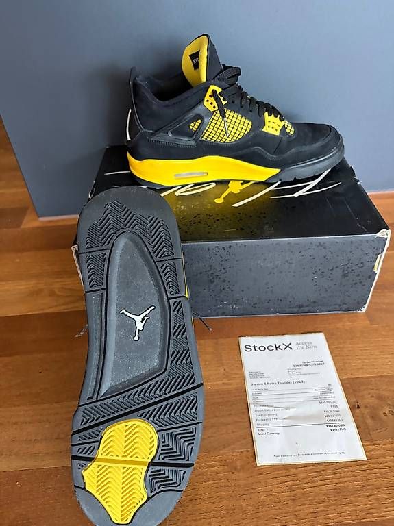 Scarpe da uomo: Jordan 4 Retro Thunder (Gr 43) – Usato da Schmerikon venduto da triathlon2010 3