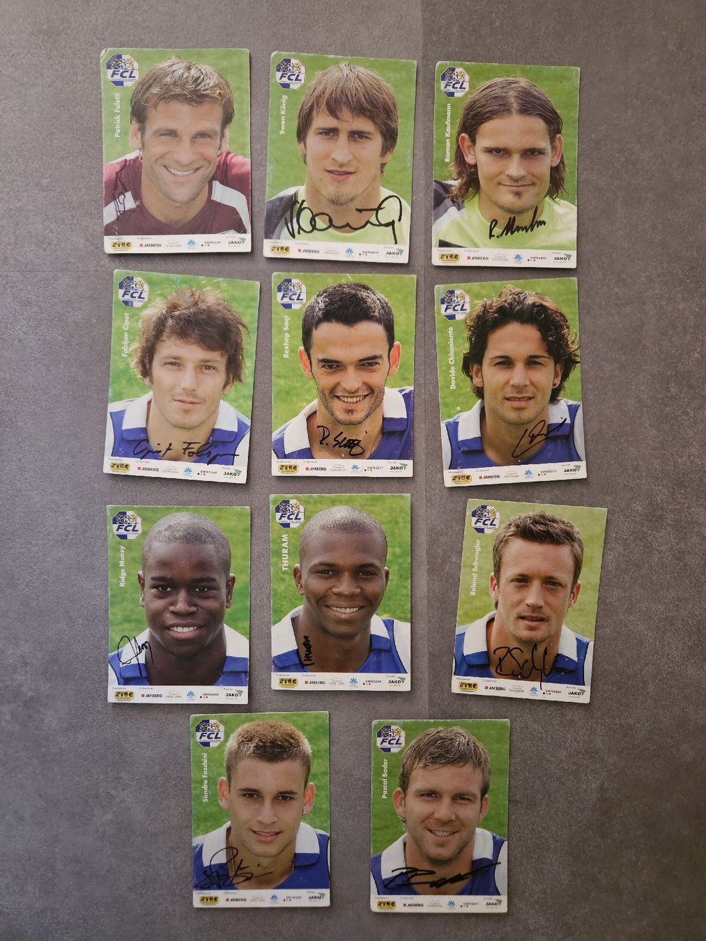 Autogramme: FCL Autogrammkarten • Saison 2007/08 – Gebraucht aus Schüpfheim von Tea-Rex 2