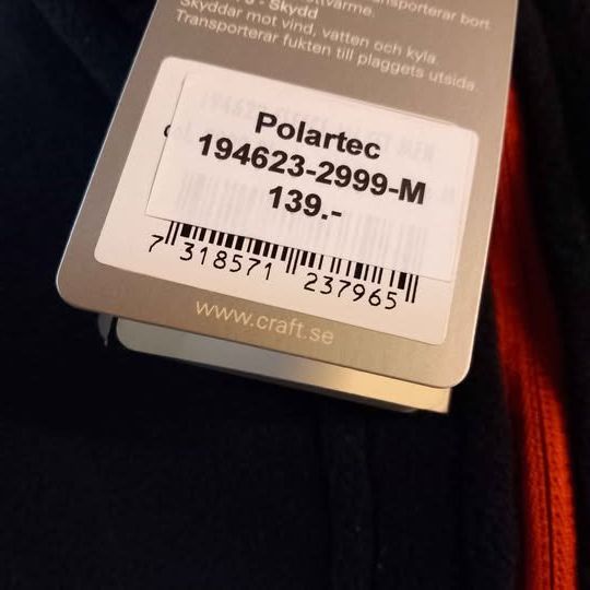Craft Giacche: Fleec-Jacke Polartec von "CRAFT" Grösse M oder L Fabrikneu – Nuovo e nell'imballaggio originale da Hochwald venduto da motowear-secondhand 4