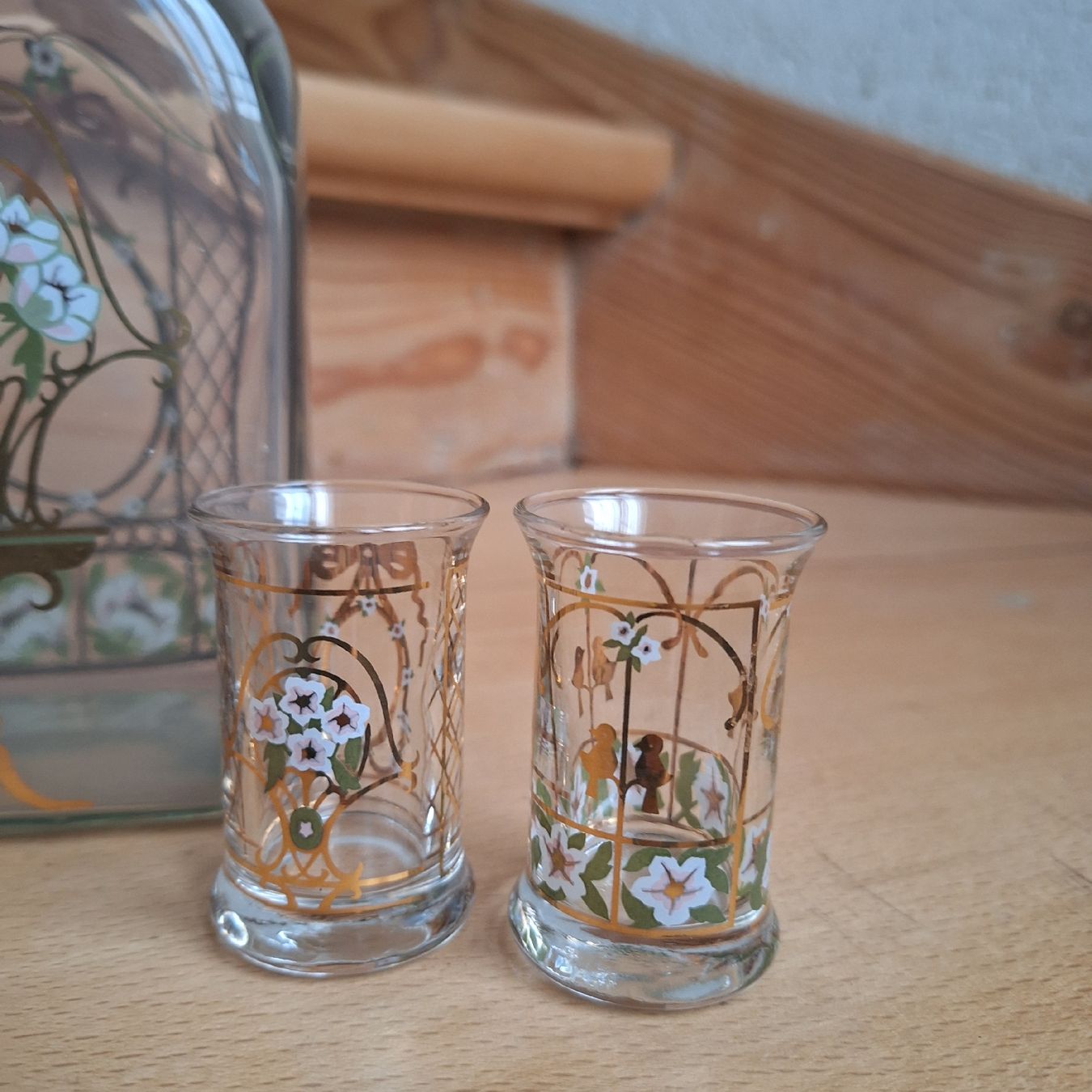 Caraffe: Versand möglich! Likör Schnapsflasche mit 2 Gläser – Usato da Winterthur venduto da Goldpipau 1