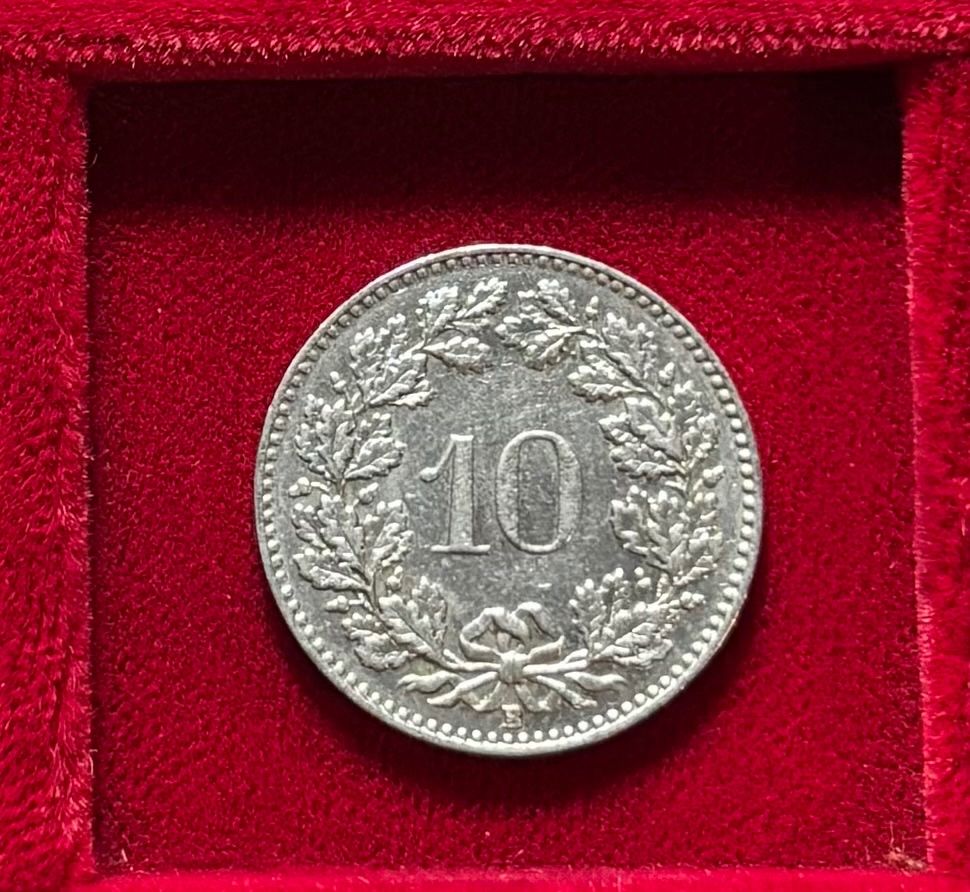 Tutti le monete: Schweiz 10 Rappen 1938 B vzgl Libertaskopf – Usato da Speicher venduto da CH-Schatzkammer 1