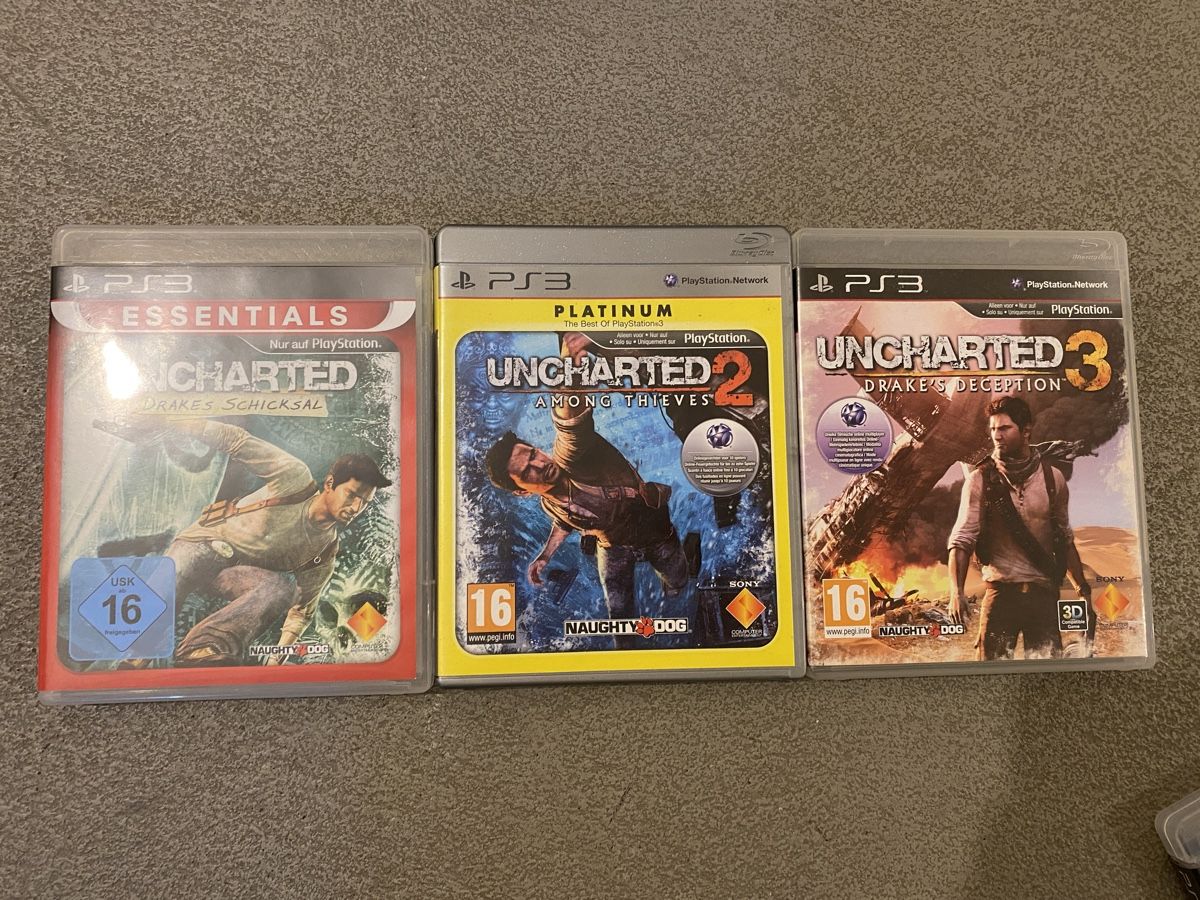 Sony Giochi: 3 PS3 Spiele Uncharted Collection Top Zustand – Usato da Leibstadt venduto da Shopcity
