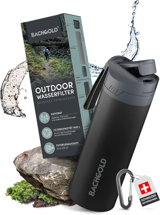 OutdoorFriends Wasserfilter Wechselfilter - 0,01µm Für 2000L | Entfernt 99,9% Bakterien