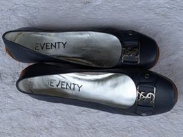 Damen Ballerinas SEVENTY dunkelblau Leder Grösse 40