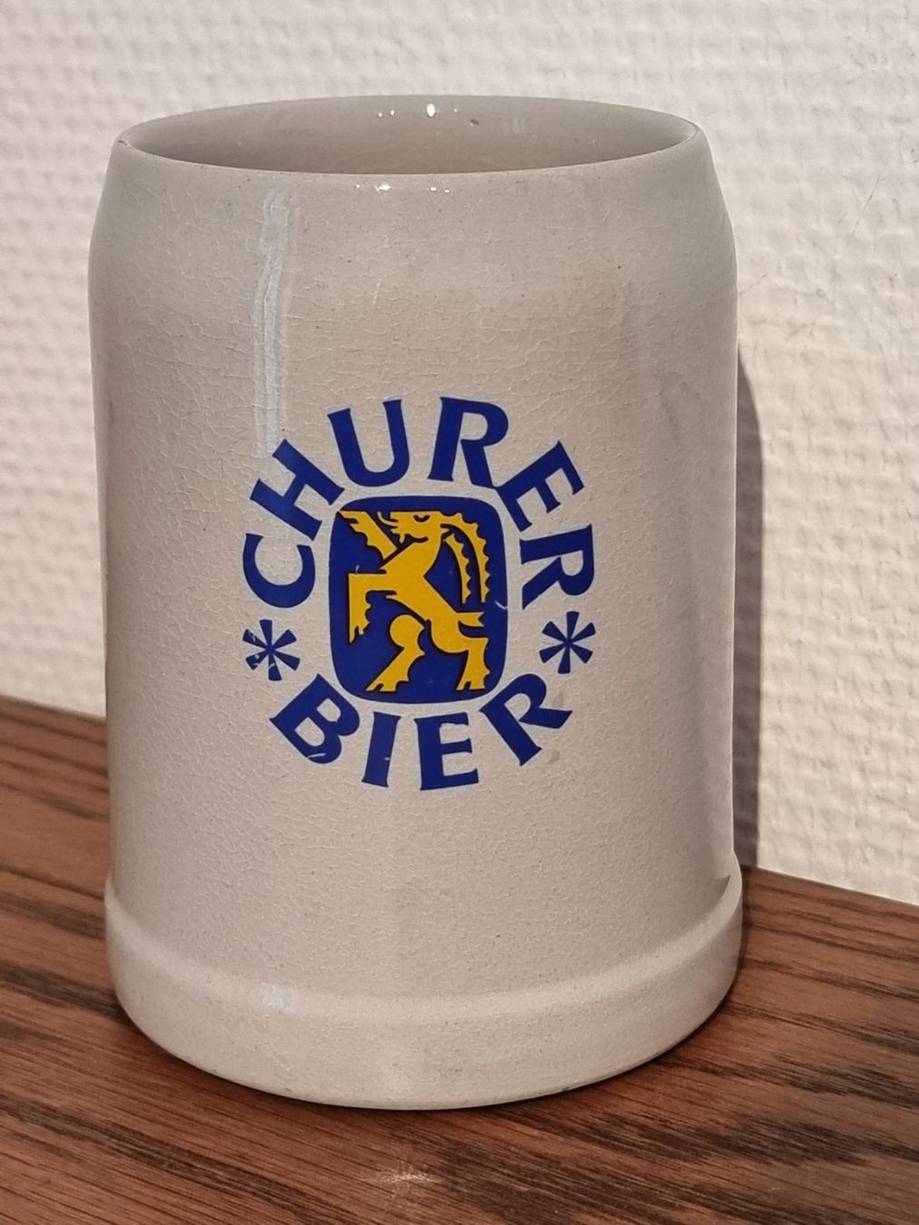 Bicchieri: Churer Bier Steingut Bierkrug / Humpen – Usato da Lommis venduto da 0815undmehr